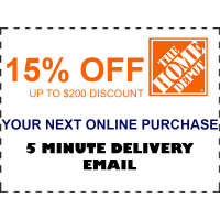 Home Depot Coupon - 15% OFF Your Online Order